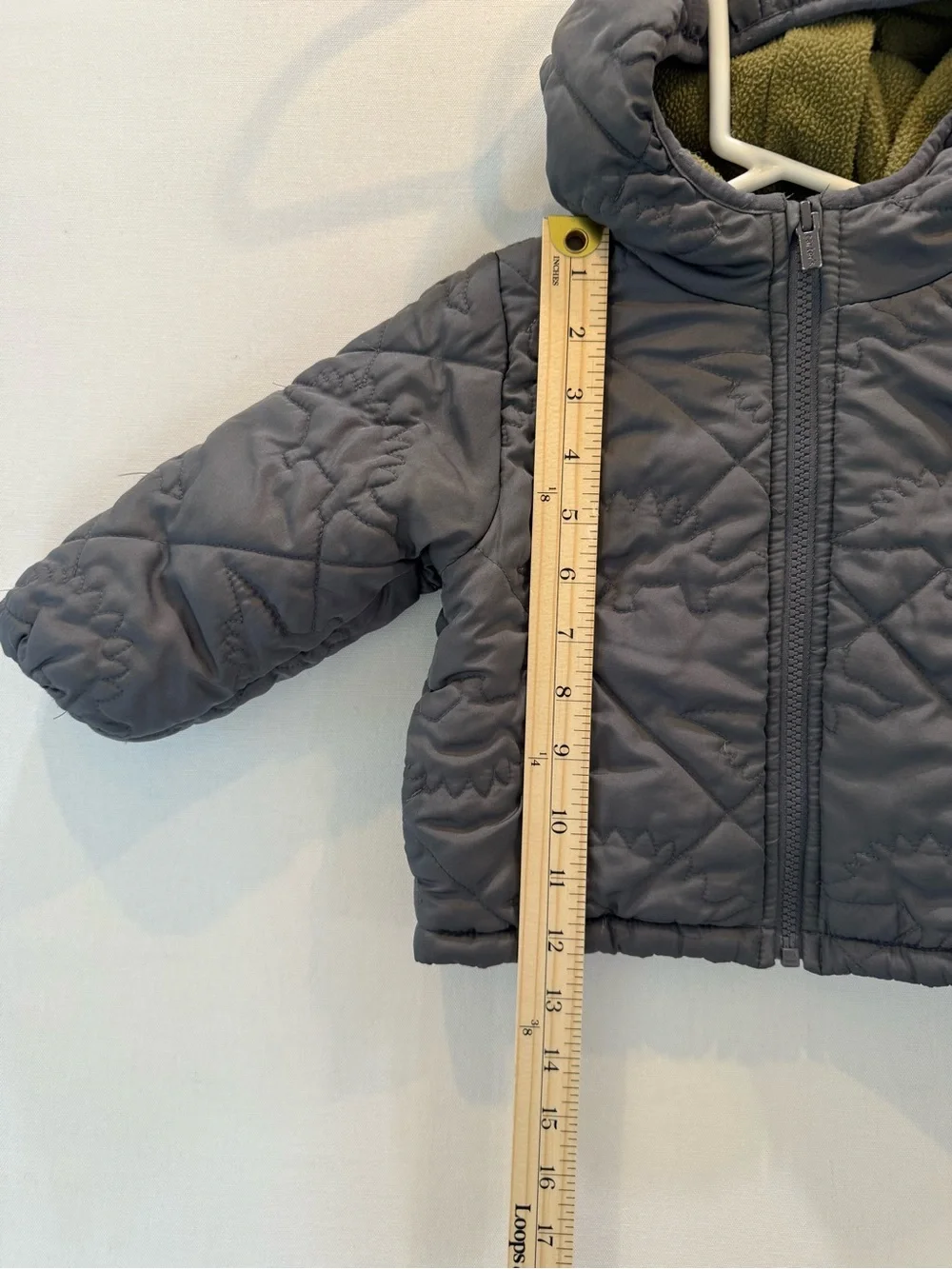 Carter's Grey Cozy Lined Toddler Jacket